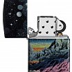 Зажигалка ZIPPO Space in Color Design с покрытием 540 Tumbled Chrome 46432