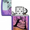Зажигалка ZIPPO Skull Tree с покрытием Purple Matte 48638
