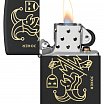 Зажигалка ZIPPO 46290 Masked Joker Design с покрытием Black Matte