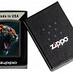 Зажигалка ZIPPO 46241 Tiger Roar Design с покрытием Black Matte