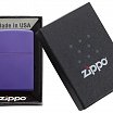 Зажигалка ZIPPO Classic с покрытием Purple Matte 237