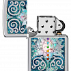 Зажигалка ZIPPO Lotus Flower с покрытием High Polish Chrome 48592