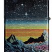 Зажигалка ZIPPO Space in Color Design с покрытием 540 Tumbled Chrome 46432