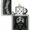 Зажигалка ZIPPO Jack Daniels® с покрытием Street Chrome 48748