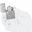 Зажигалка ZIPPO Лучшая цена 2023 с покрытием Brushed Chrome 48788