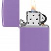 Зажигалка ZIPPO классическая с лавандовым матовым покрытием | Smoky Lavender Matte 46681