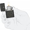 Зажигалка ZIPPO 46172 Line Art с покрытием Black Crackle™ 