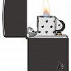 Зажигалка ZIPPO 46402 Armor® Flame c покрытием High Polish Black 