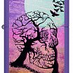 Зажигалка ZIPPO Skull Tree с покрытием Purple Matte 48638