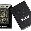 Зажигалка ZIPPO 46290 Masked Joker Design с покрытием Black Matte