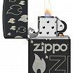 Зажигалка ZIPPO Classic с покрытием Black Matte 48908