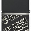 Зажигалка ZIPPO 46279 Jack Daniel's с покрытием Black Matte