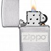 Подарочный набор ZIPPO: фляжка 89 мл и зажигалка 49358