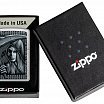 Зажигалка ZIPPO 46151 Grim Beauty с покрытием Street Chrome - Мрачная красота