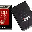 Зажигалка ZIPPO Retro с покрытием Metallic Red 49586