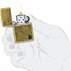 Зажигалка ZIPPO 46400 Armor® Flame c покрытием Antique Brass 