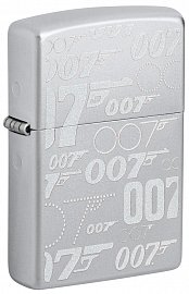 Зажигалка ZIPPO James Bond™ с покрытием Satin Chrome 48735 