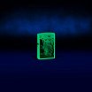 Зажигалка ZIPPO Spooky Design с покрытием Glow In The Dark Green 48727