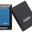 Зажигалка ZIPPO 20446ZL High Polish Blue Zippo Logo