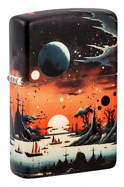 Зажигалка ZIPPO 46254 Galactic Landscape Design с покрытием 540 Matte