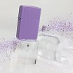 Зажигалка ZIPPO классическая с лавандовым матовым покрытием | Smoky Lavender Matte 46681