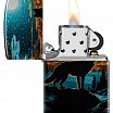Зажигалка ZIPPO 46252 Moonlight Wolf Design с покрытием 540 Tumbled Chrome