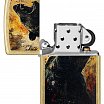 Зажигалка ZIPPO 46695 Grizzly Roar Design с покрытием Street Brass - 