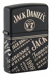 Зажигалка ZIPPO 46279 Jack Daniel's с покрытием Black Matte 