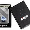 Зажигалка ZIPPO 46472 Gleaming Spade Design с покрытием Diagonal Weave