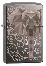 Зажигалка ZIPPO 49074 Elephant Fancy Fill Design 