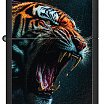 Зажигалка ZIPPO 46241 Tiger Roar Design с покрытием Black Matte
