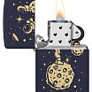 Зажигалка ZIPPO 46423 Lost in Space Design с покрытием Navy Matte
