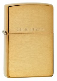 Зажигалка ZIPPO 204 Brushed Solid Brass 