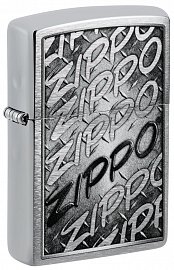 Зажигалка ZIPPO Лучшая цена 2023 с покрытием Brushed Chrome 48784 