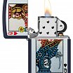 Зажигалка ZIPPO Queen Design с покрытием Navy Matte 48723