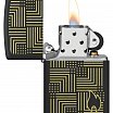 Зажигалка ZIPPO 46478 Reflection Design с покрытием Black Matte