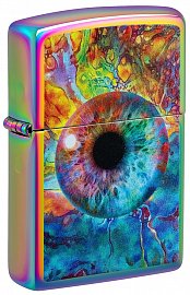 Зажигалка ZIPPO Spacey Eye с покрытием Multi Color 46431 