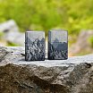 Зажигалка ZIPPO 46280 Mountain Sketch с покрытием 540 Tumbled Chrome