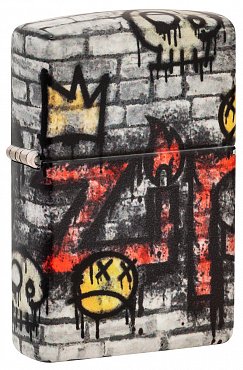 Зажигалка ZIPPO 46282 Graffiti King с покрытием 540 Matte