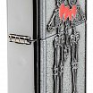 Зажигалка ZIPPO Couple Love с покрытием Brushed Chrome 48688