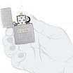 Зажигалка ZIPPO Лучшая цена 2023 с покрытием Satin Chrome 48792