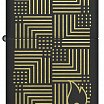Зажигалка ZIPPO 46478 Reflection Design с покрытием Black Matte