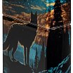 Зажигалка ZIPPO 46252 Moonlight Wolf Design с покрытием 540 Tumbled Chrome