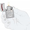 Зажигалка ZIPPO Iron Maiden с покрытием Street Chrome 48667