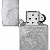 Зажигалка ZIPPO Лучшая цена 2023 с покрытием Brushed Chrome 48788