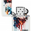 Зажигалка ZIPPO Painted Eagle Design с покрытием White Matte 46692