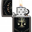 Зажигалка ZIPPO Mystic Nature Design с покрытием Black Ice® 48636