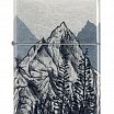 Зажигалка ZIPPO 46280 Mountain Sketch с покрытием 540 Tumbled Chrome