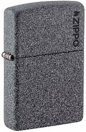 Зажигалка ZIPPO Logo 211ZL с покрытием Iron Stone™  