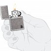 Зажигалка ZIPPO Armor® Flame c покрытием Antique Silver 46399